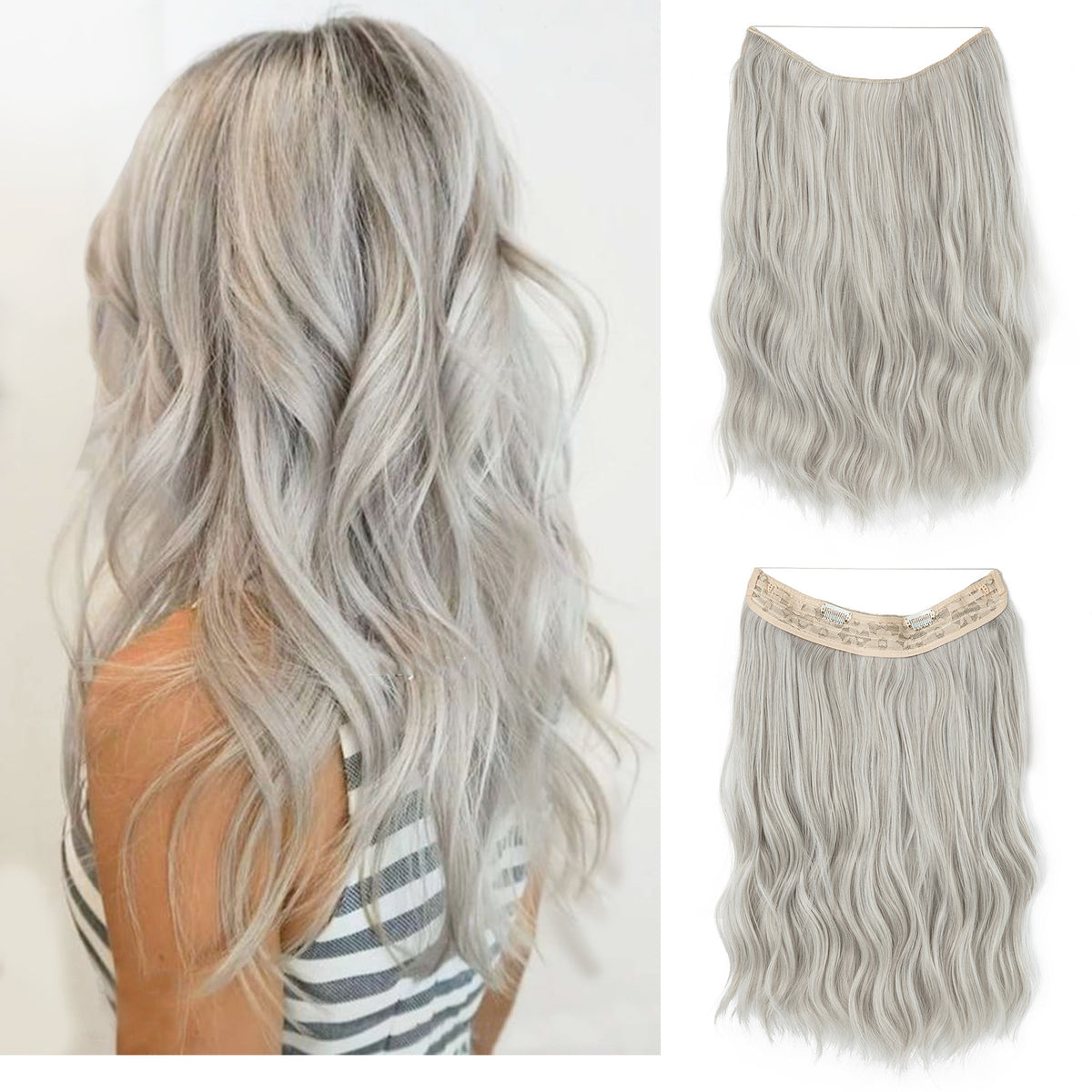 Wavy Clip-In Hair Extensions | 16 Inch