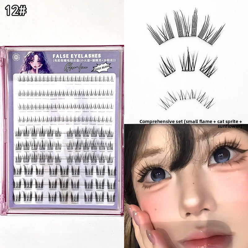 Self-Adhesive False Eyelashes | Reusable Natural Look