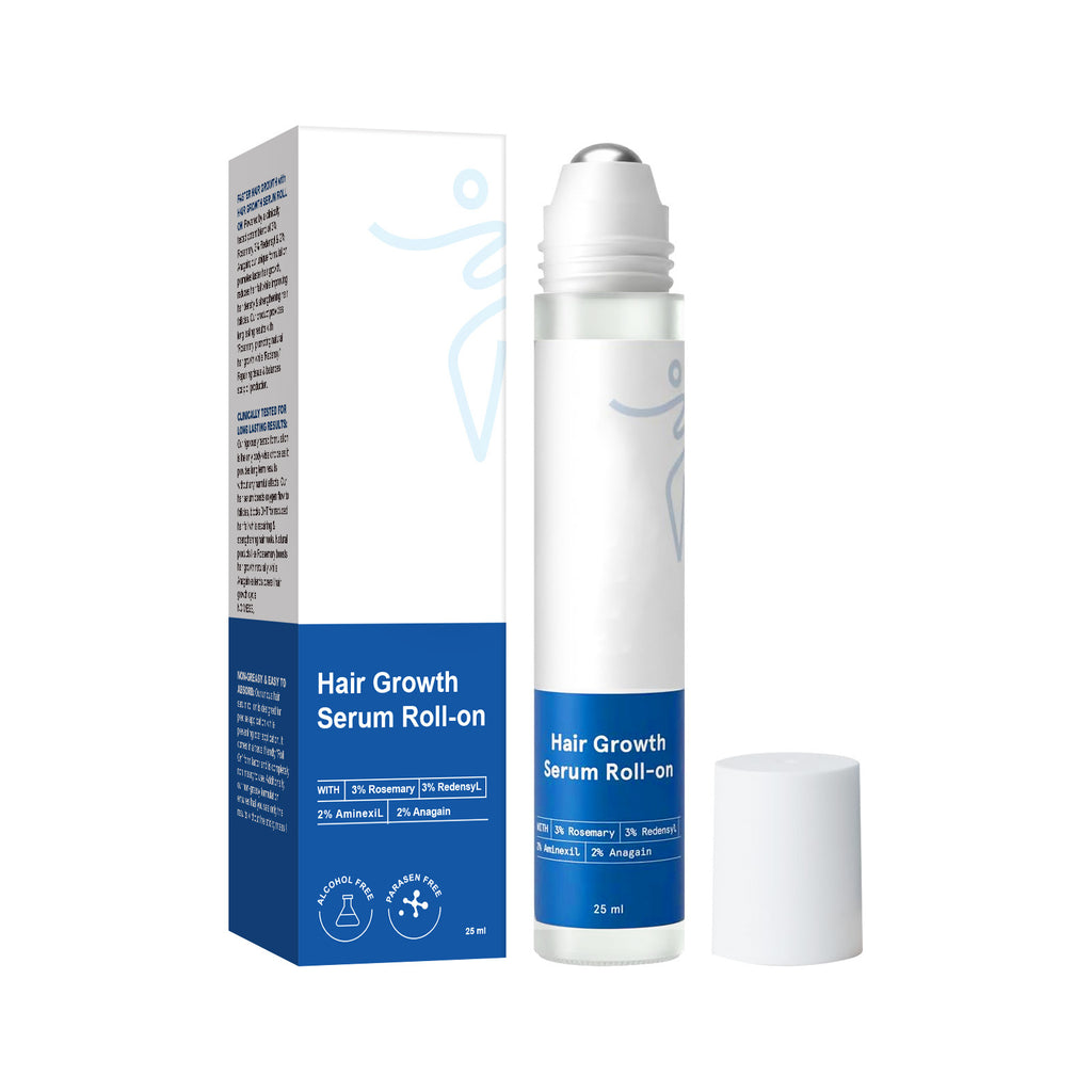 Rosemary Hair Serum with Scalp Roller | Hair Care