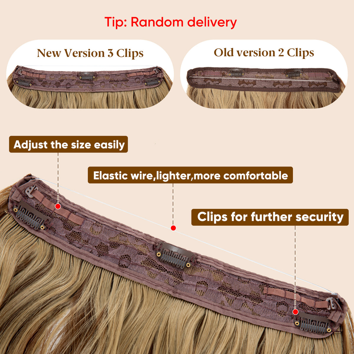 Wavy Clip-In Hair Extensions | 16 Inch